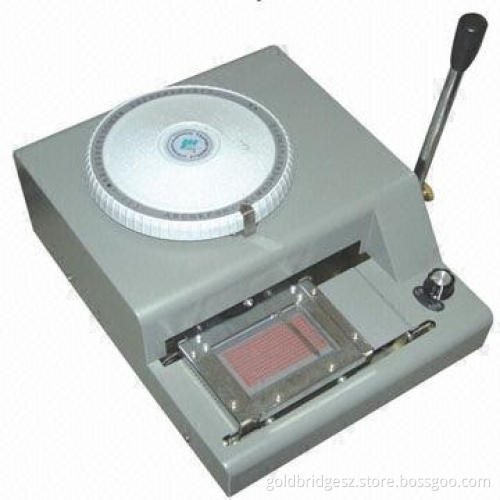 PVC Card Embosser, Widely Used in Medium Factory